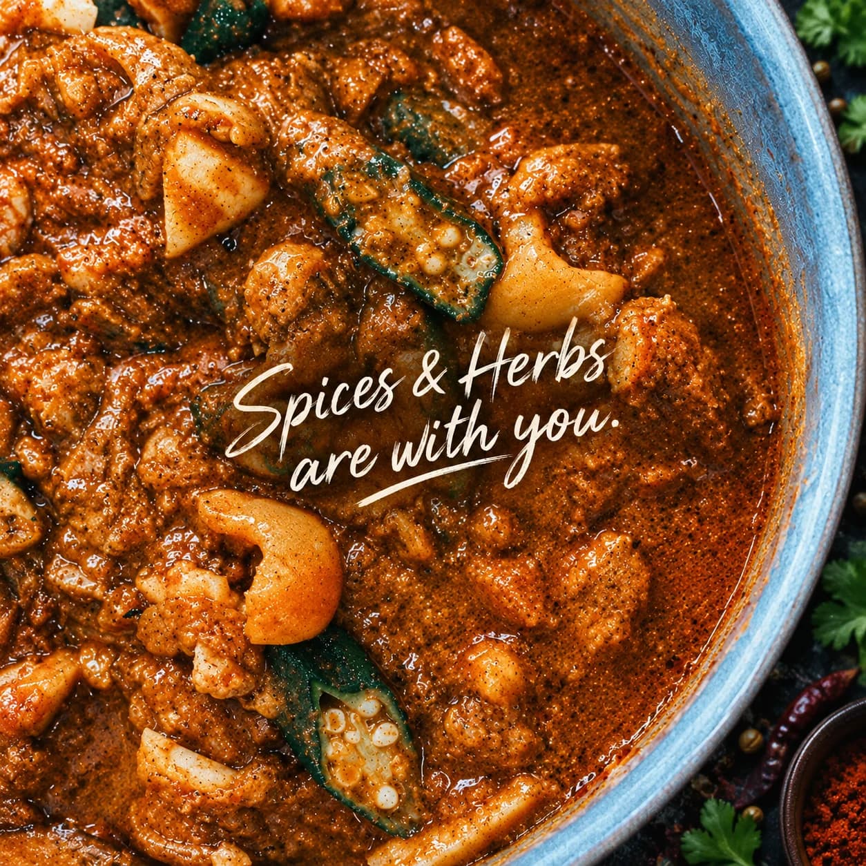 Spices and Herbs Curry Feast
